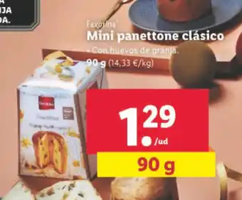 Lidl Mini Panettone Clásico oferta