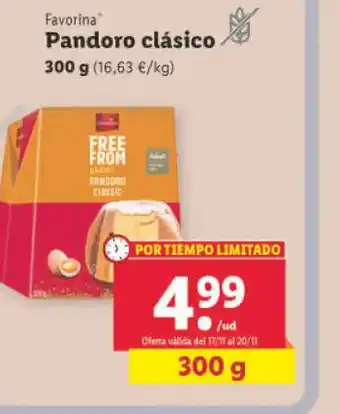 Lidl Pandoro Clásico oferta