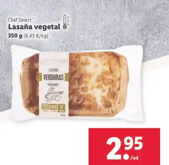 Lidl Lasaña Vegetal oferta