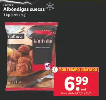 Lidl Albóndigas Suecas oferta