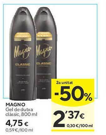 Caprabo Magno gel de dutxa clàssic oferta