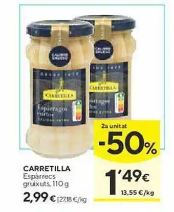 Caprabo Carretilla espàrrecs gruixuts oferta