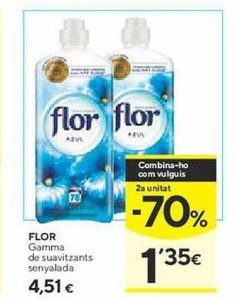 Caprabo Flor gamma de suavitzants senyalada oferta
