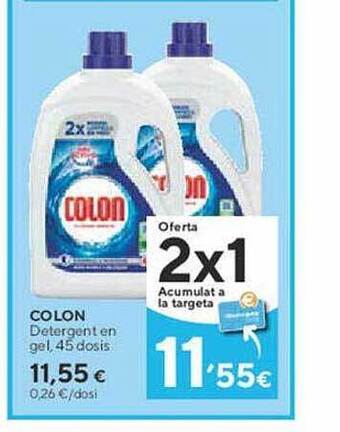 Caprabo Colon detergent en gel oferta