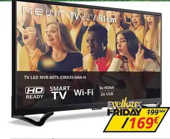 Tv led nvr-804-32rd2s-sma-n nevir