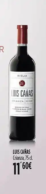 Hipercor Luis cañas crianza oferta