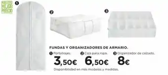 Hipercor Fundas y organizadores de armario oferta