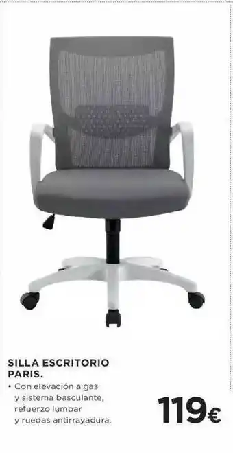 Hipercor Silla escritorio paris oferta