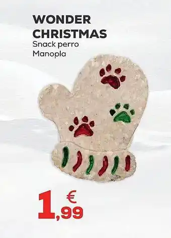 Kiwoko Wonder christmas snack perro manopla oferta