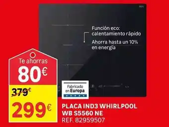 Leroy Merlin Placa ind3 whirlpool wb s5560 ne oferta