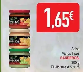 Masymas Salsa varios tipos banderos oferta