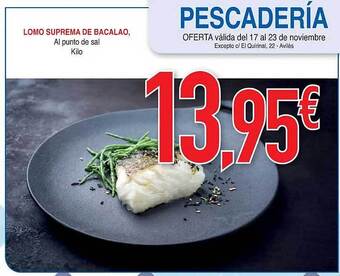 Masymas Lomo suprema de bacalao al punto de sal kilo oferta