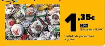 Supeco Surtido de polvorones a granel oferta