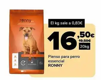 Supeco Pienso para perro essencial ronny oferta