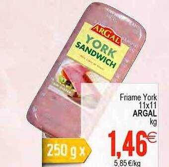 Plenus Supermercados Friame york 11x11 argal kg oferta