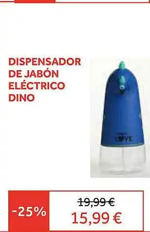 Prénatal Dispensador de jamón eléctrico dino oferta
