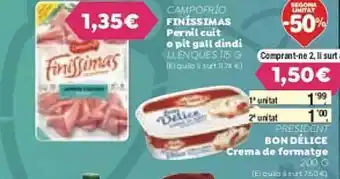 SPAR Segona unitat -50% campofrío finíssima oferta