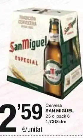 SPAR Cervesa san miguel oferta