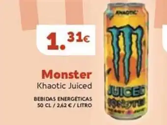 SPAR Fragadis Monster khaotic juiced oferta