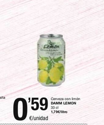 SPAR Fragadis Cerveza con limón damm lemon oferta