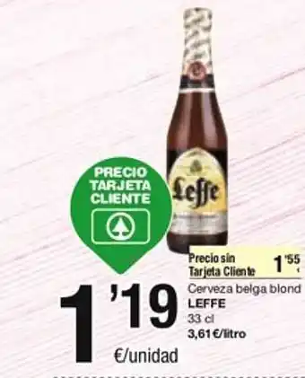 SPAR Fragadis Cerveza belga blond leffe oferta