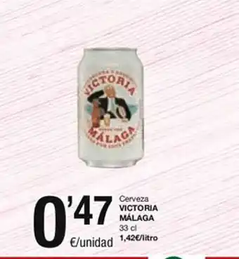 SPAR Fragadis Cerveza victoria málaga oferta