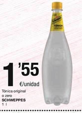 SPAR Fragadis Tónica original o zero schweppes oferta
