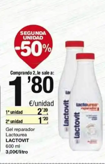 SPAR Fragadis Segona unitat -50% gel reparador lactourea lactovit oferta