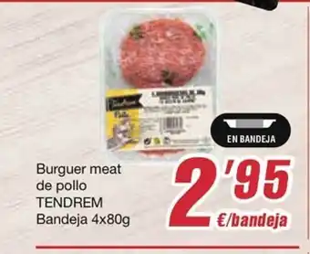 SPAR Fragadis Burguer meat de pollo tendrem oferta