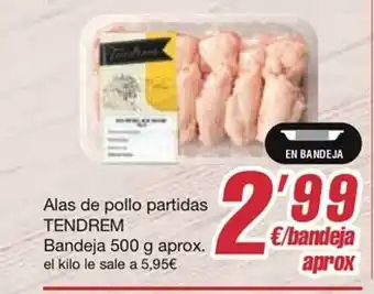SPAR Fragadis Alas de pollo partidas tendrem oferta