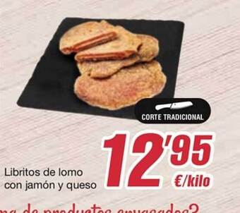 SPAR Fragadis Libritos de lomo con jamón y queso oferta