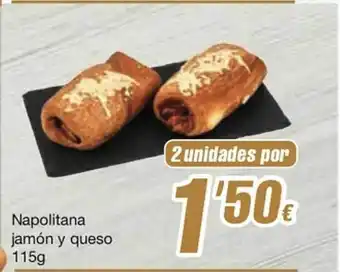 SPAR Fragadis Napolitana jamón y queso oferta
