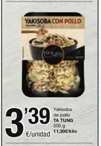 SPAR Fragadis Yakisoba de pollo ta tung oferta