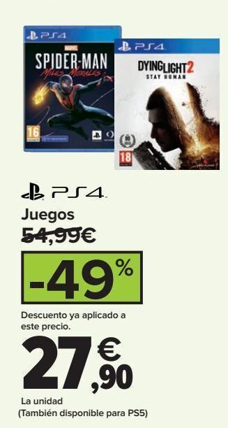 Carrefour Juegos playstation oferta