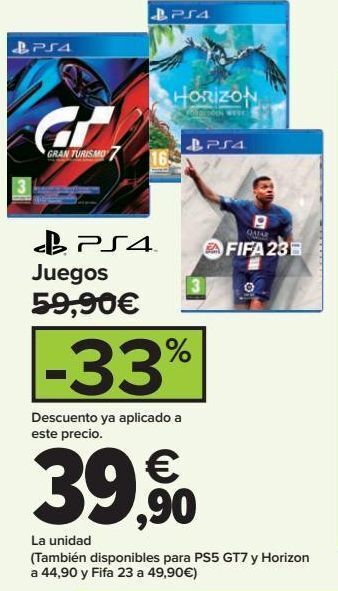 Carrefour Juegos oferta
