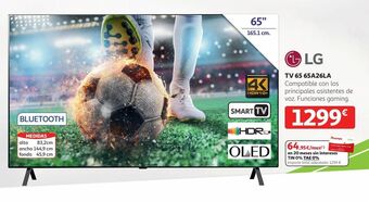 Alcampo Tv led 65'' lg oferta