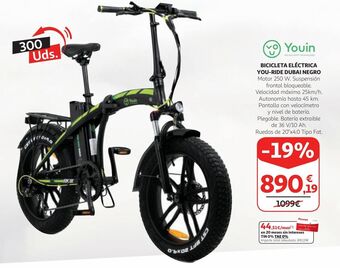 Alcampo Bicicleta eléctrica oferta
