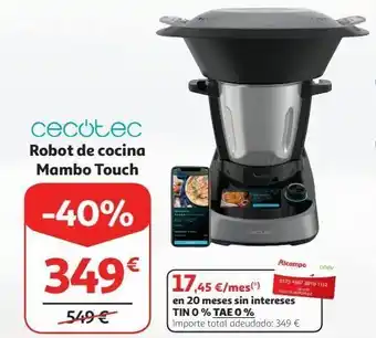 Alcampo Robot de cocina cecotec oferta