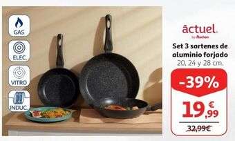 Alcampo Sartén de aluminio actuel oferta