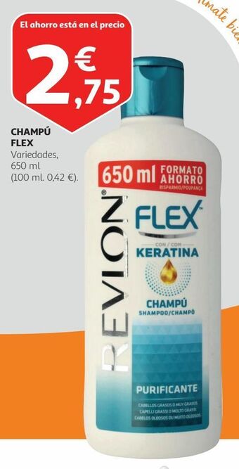 Alcampo Champú flex oferta