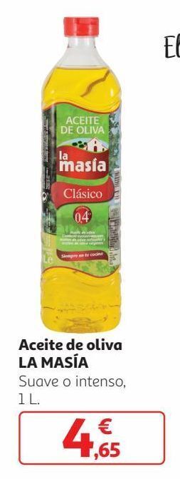 Alcampo Aceite de oliva la masía oferta