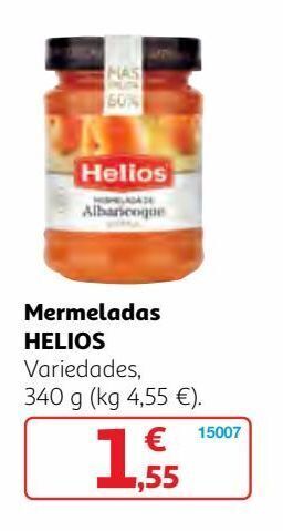 Alcampo Mermelada helios oferta