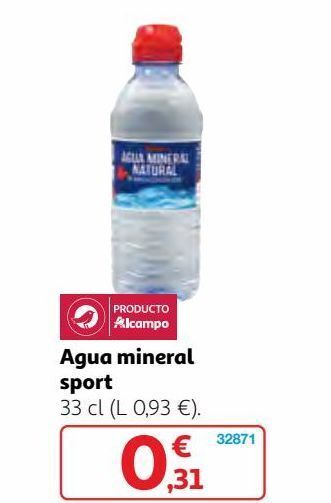 Alcampo Agua alcampo oferta