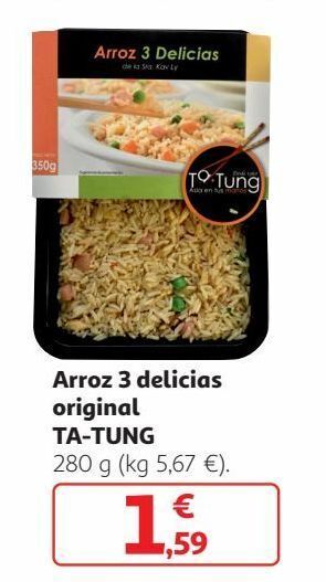 Alcampo Arroz tres delicias ta tung oferta