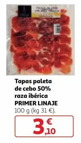 Alcampo Paleta ibérica de cebo oferta
