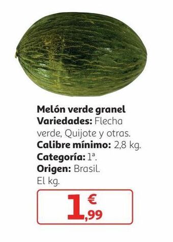 Alcampo Melón oferta