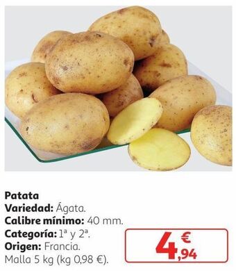 Alcampo Patatas oferta