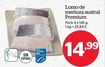 La Sirena Lomos de merluza premium oferta