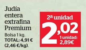 La Sirena Judías premium oferta