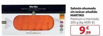 Alcampo Salmón ahumado martiko oferta